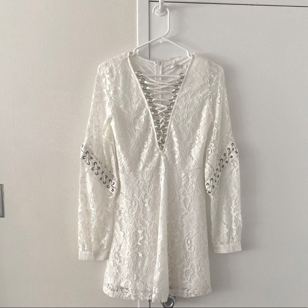 White Millau Lace Dress WITH TAGS